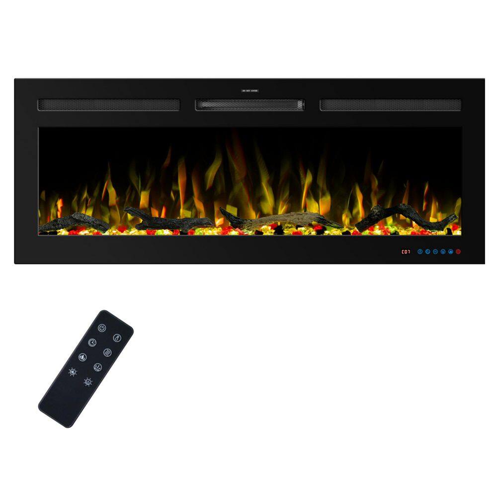 42 in. Wall Mount Infrared Quartz Electric Fireplace with Remote Control in Black price history on PriceWatchPro