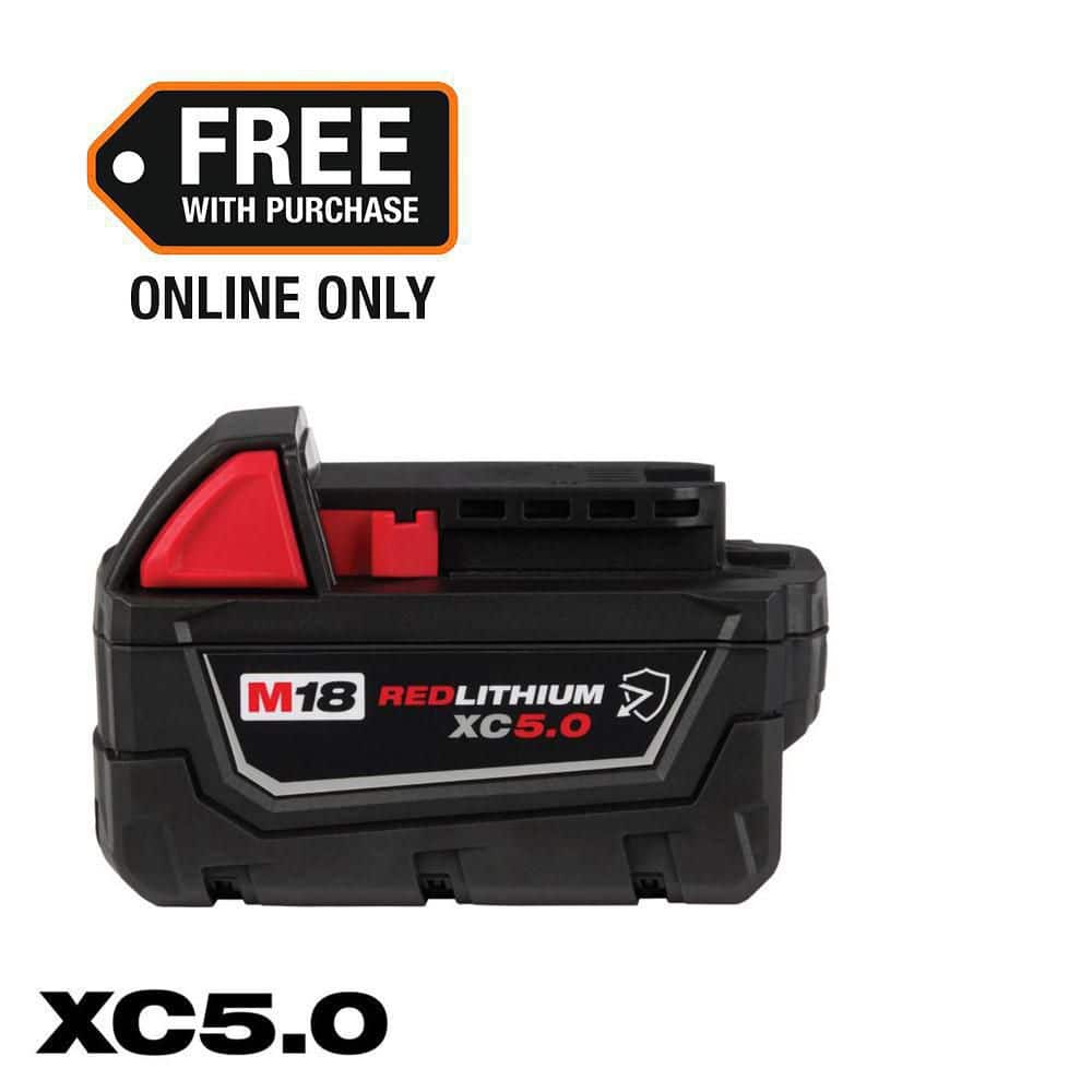 Milwaukee M18 18-Volt 5.0 Ah Lithium-Ion XC Extended Capacity