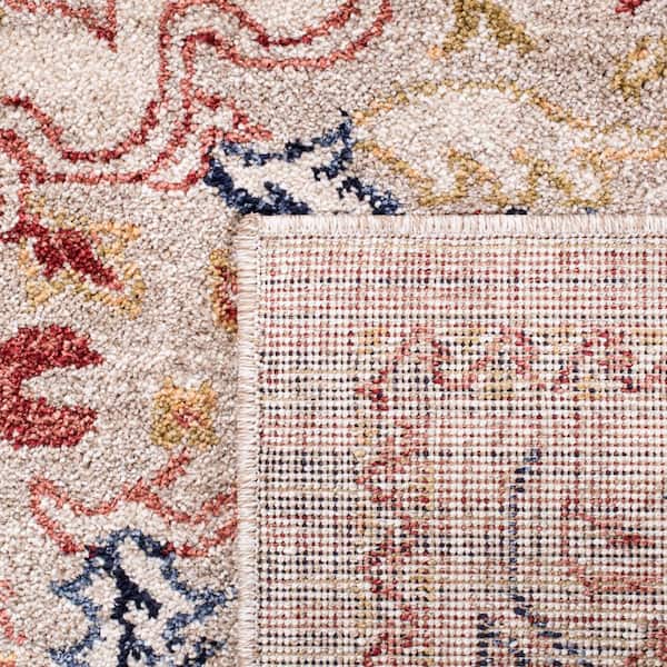 Safavieh Teppich Läufer 6x1,8 M – Orientalisches Design, Grau, Fusselfrei