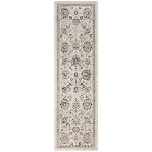 Nourison Renewed Ivory Multicolor 6 ft. x 9 ft. Distressed Traditional ...