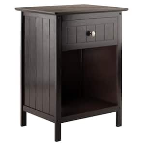Blair 18.90 in. W Coffee Nightstand Accent Table
