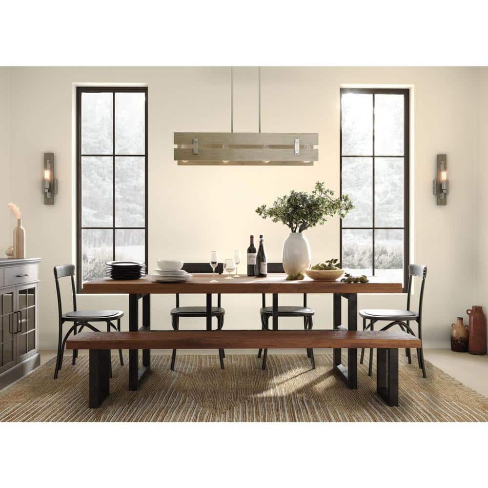 Hemsworth Rustic Nickel 16.75" Dimmable Direct Wired Sconce