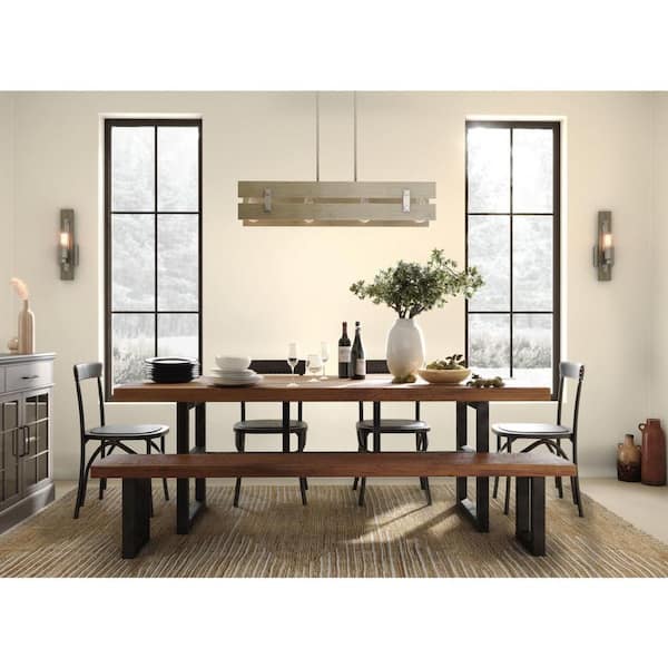 Hemsworth 1-Light Bleached Oak Wall Bracket Sconce