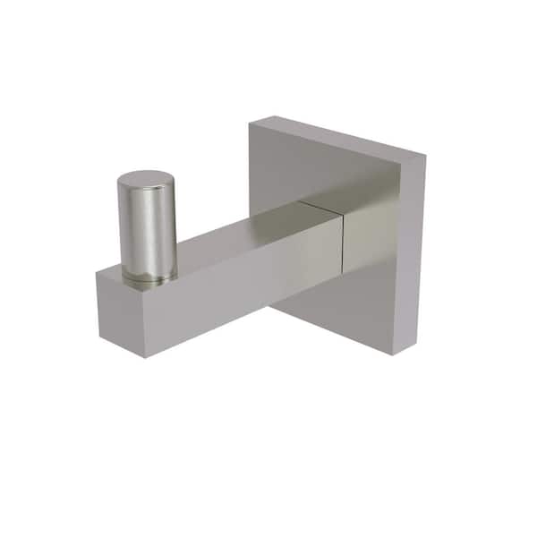 Allied Brass Montero Collection Wall-Mount Robe Hook in Satin Nickel