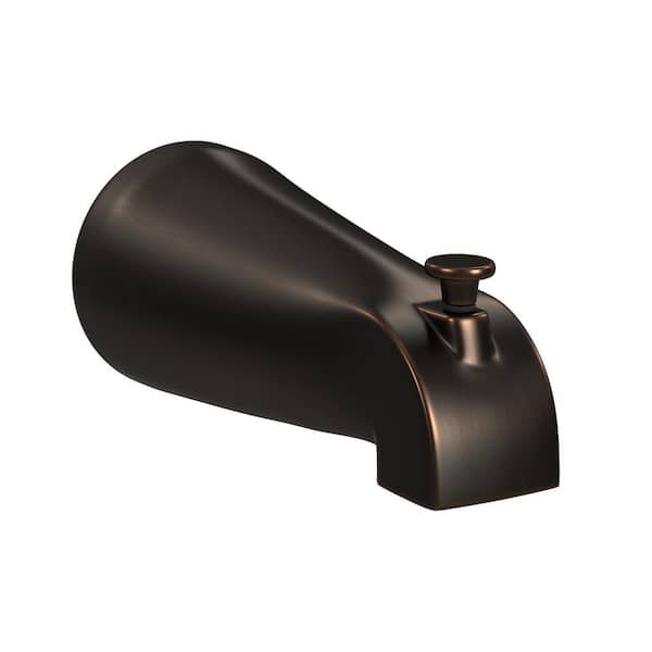 PULSE Showerspas Brass Tub Spout with Slip Fit Connection in Oil Rubbed Bronze