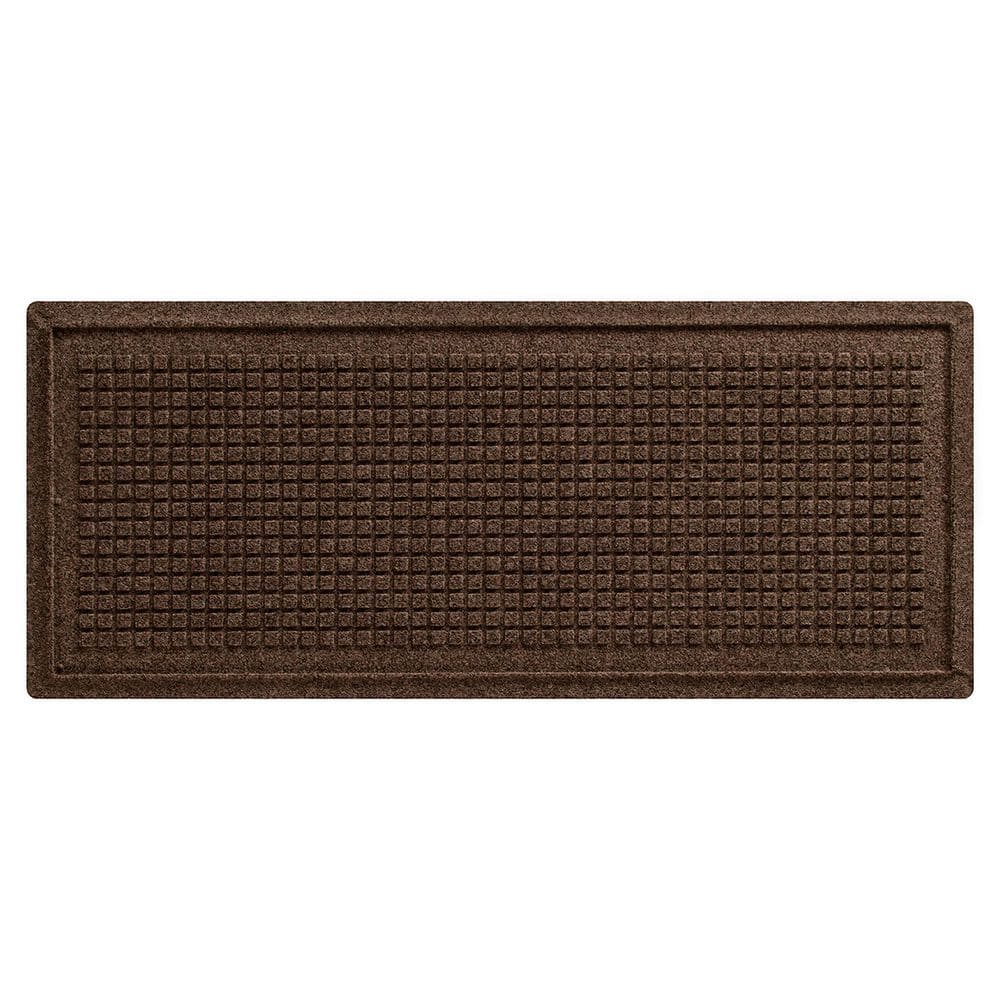 Waterhog Squares 15 in. x 36 in. PET Polyester Indoor Outdoor Boot Tray Dark Brown price history on PriceWatchPro