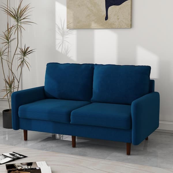 Navy blue deals loveseat