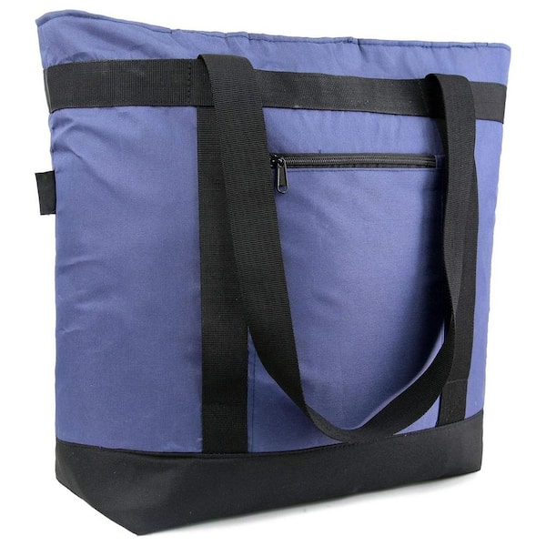 32 qt. Insulated Cooler Bag Leakproof Keeps Food Warm and Cold Large Capacity Foldable Shopping Bag with Straps