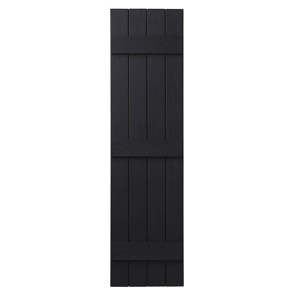 PlyGem Shutters and Accents Closed Board and Batten Shutter (Set of 2)