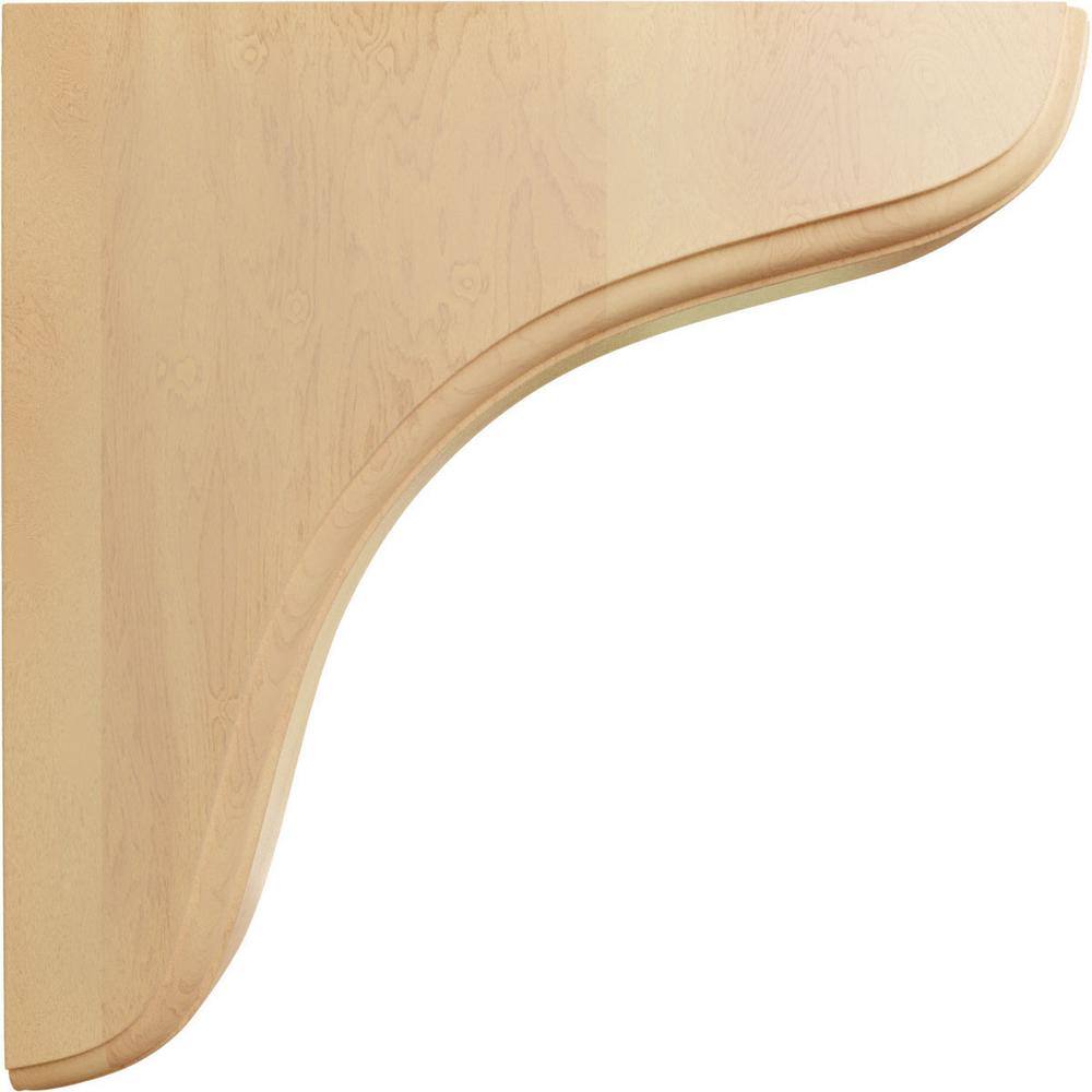 Eaton 7.5" Red Oak Wood Corbel Bracket