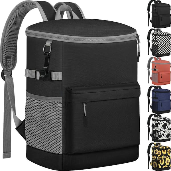 33-Can Insulated Cooler Backpack, Leakproof Soft Ice Chest Bag for