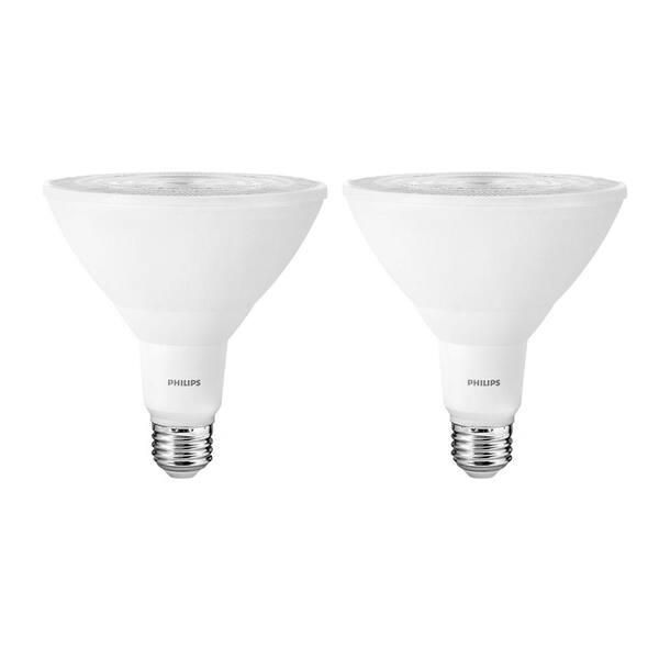 Philips 100-Watt Equivalent PAR38 LED Indoor/Outdoor Light Bulb Daylight (2-Pack)