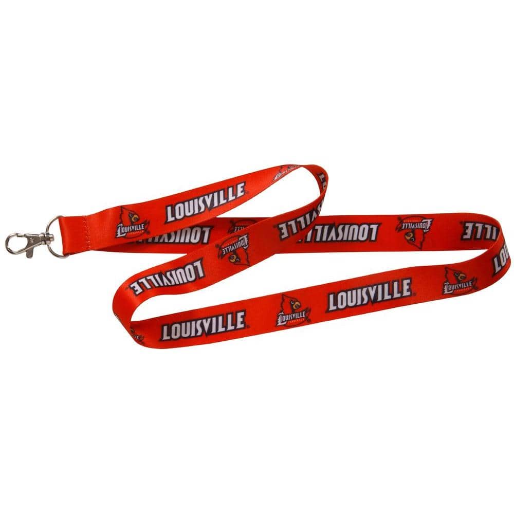  NCAA Louisville Cardinals T Wo-Tone Lanyard, Red, One