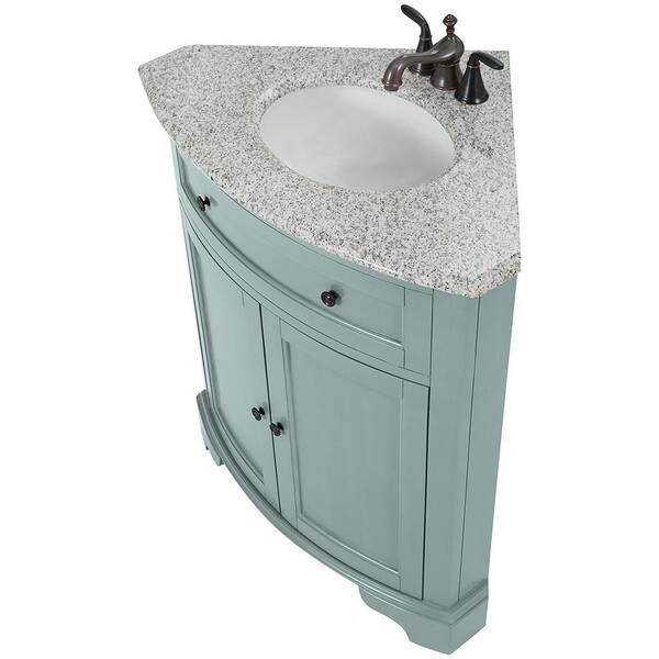 Southern Enterprises Jensen Corner Bath Vanity Single Sink with