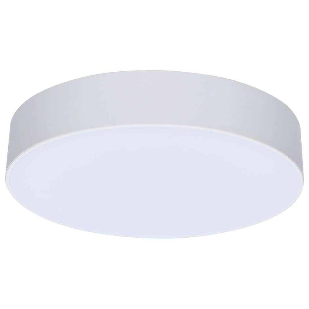 5 in. Contemporary Round Finish Family White Integrated LED Flush Mount In/Outdoors, Selectable White 27/3/35/4/5K CCT price history on PriceWatchPro