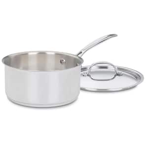 Chef's Classic 3 qt. Stainless Steel Sauce Pan with Cover