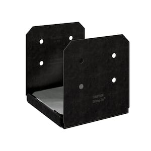 Outdoor Accents Avant Collection ZMAX, Black Powder-Coated Post Base for 10x10 Actual Rough Lumber
