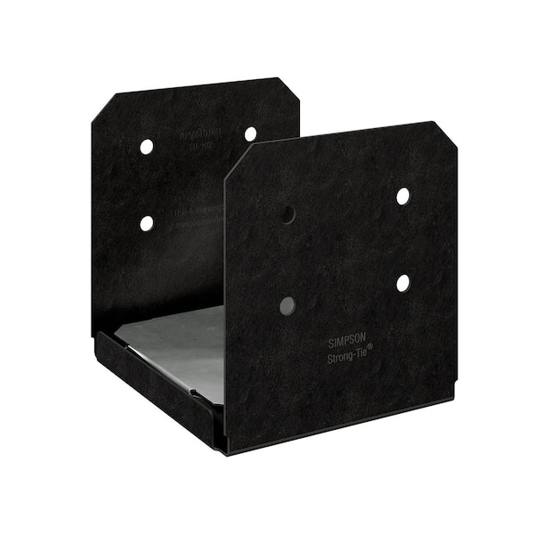 Simpson Strong-Tie Outdoor Accents Avant Collection ZMAX, Black Powder-Coated Post Base for 10x10 Actual Rough Lumber