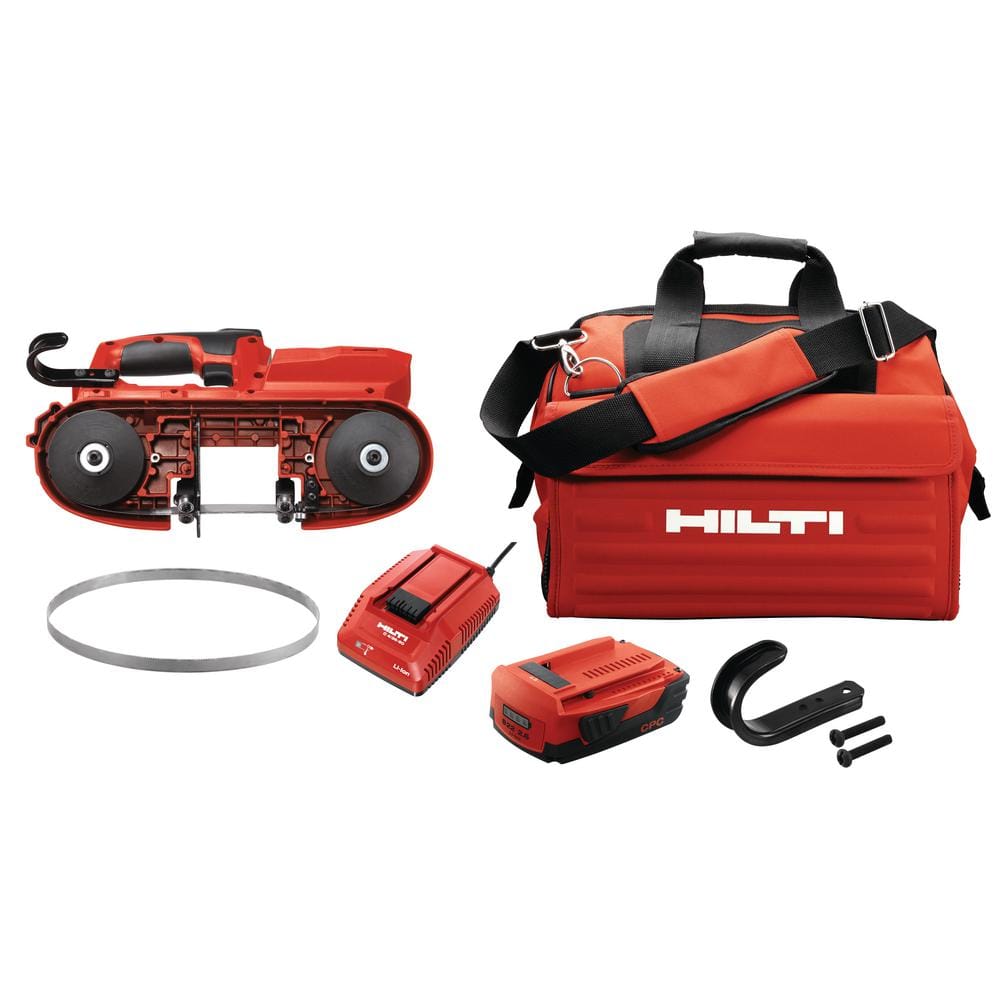 Hilti 22Volt SB 4A22 Compact Cordless Band Saw Kit with 3Pack of 10