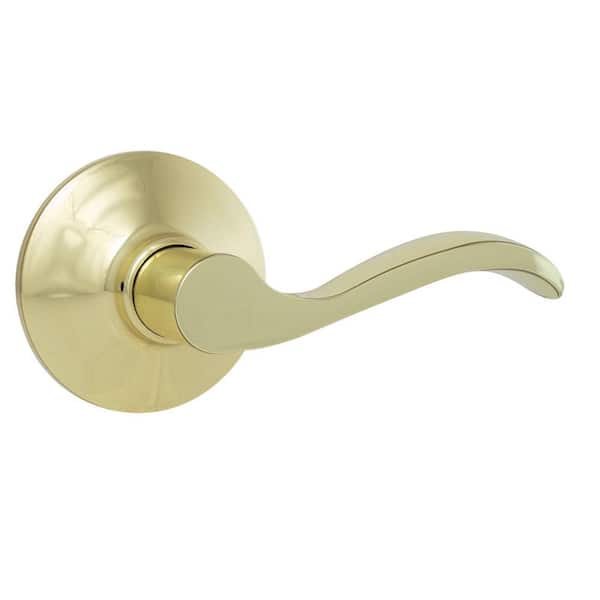 Defiant Naples Polished Brass Hall/Closet Passage Door Lever