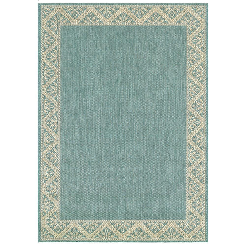 UPC 017411012362 product image for Seattle Aqua 5 ft. x 7 ft. Indoor/Outdoor Area Rug | upcitemdb.com