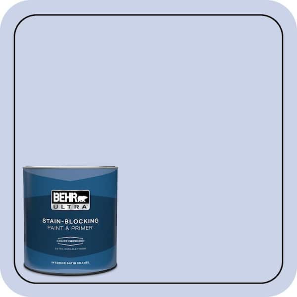BEHR ULTRA 1 qt. #600A-2 Lazy Sunday Extra Durable Satin Enamel Interior Paint & Primer