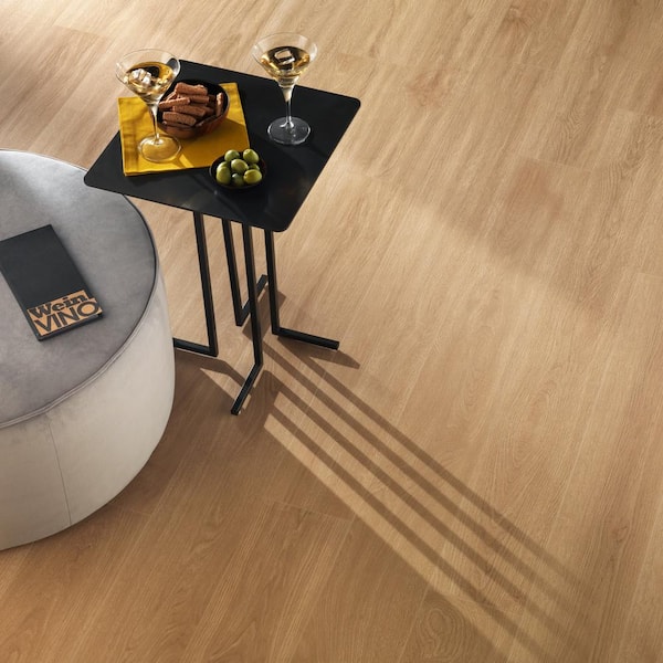 Hemlock Elegant Pale 7.14 in. x 58.85 in. Wood Look Matte Porcelain Floor and Wall Tile (11.94 sq. ft./Case)