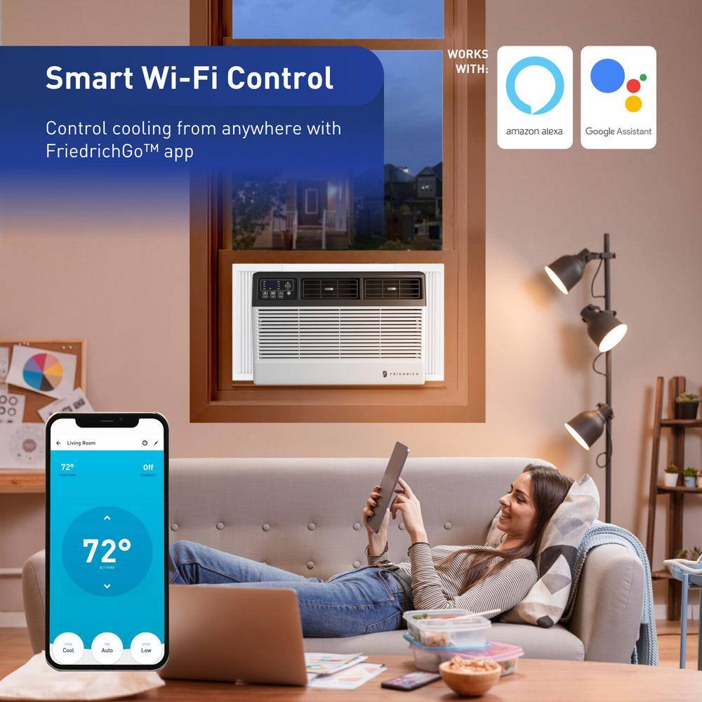 Friedrich 12,000 BTU White Smart Window Air Conditioner