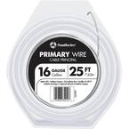 25 ft. 16 White Stranded CU GPT Primary Auto Wire