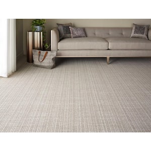 Living Bliss Pewter Custom Area Rug with Pad