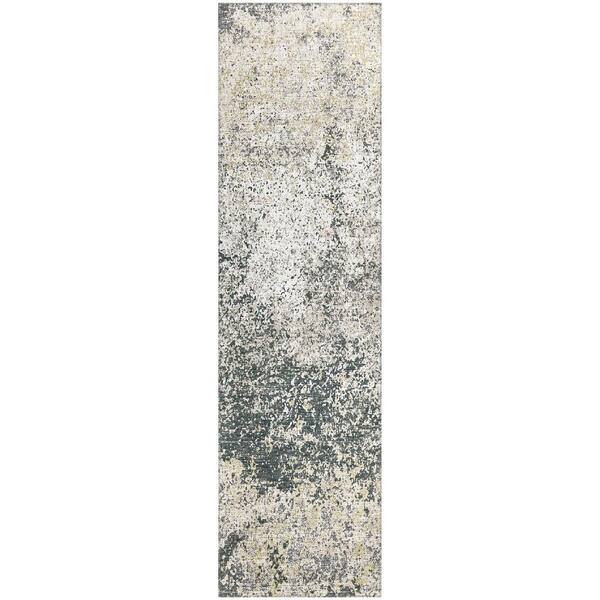 Addison Rugs Rylee Grey 2 Ft. 3 In. X 7 Ft. 6 In. Geometric Indoor 