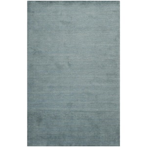 Himalaya Blue 4 ft. x 6 ft. Solid Gradient Area Rug