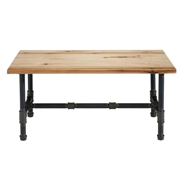 Progressive Furniture Aspen 40 in. Natural Rustic Maple Medium Rectangle Wood Coffee Table