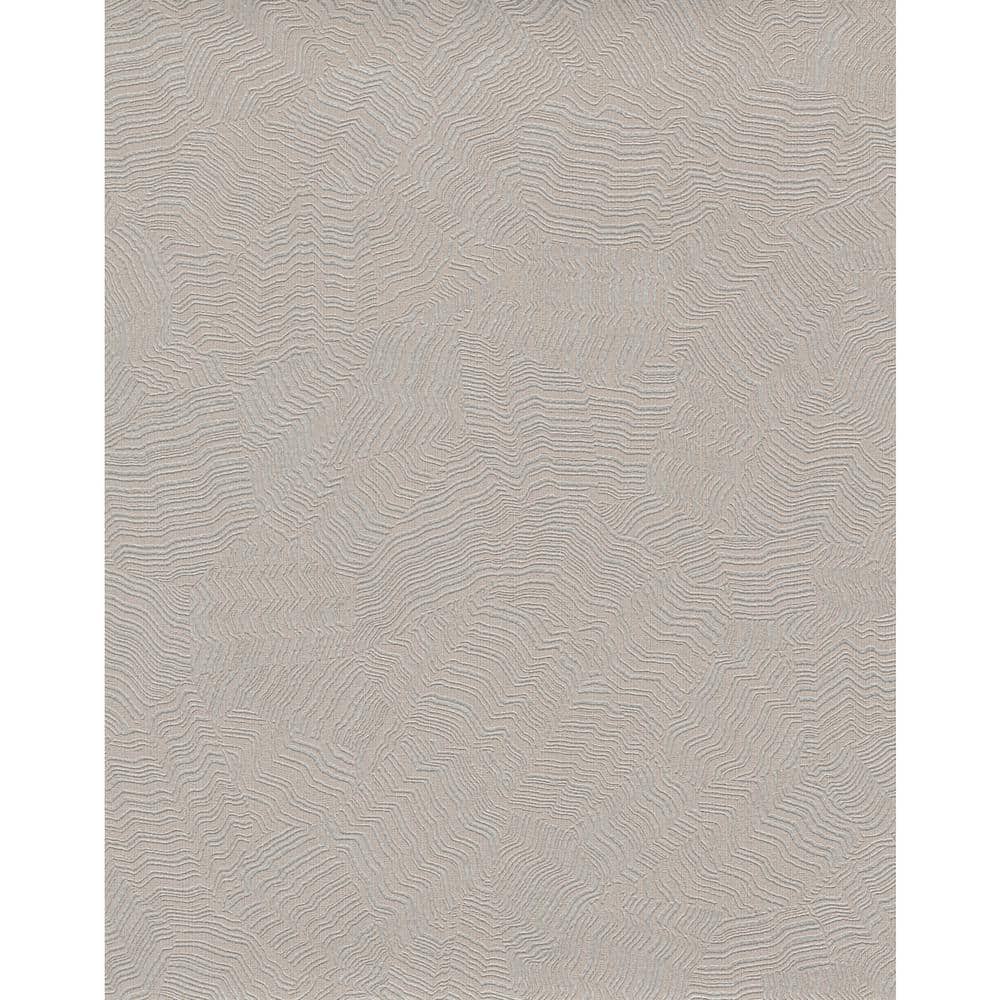 Beige Aura Vinyl Wallpaper Matte, 27 in. x 27 ft.