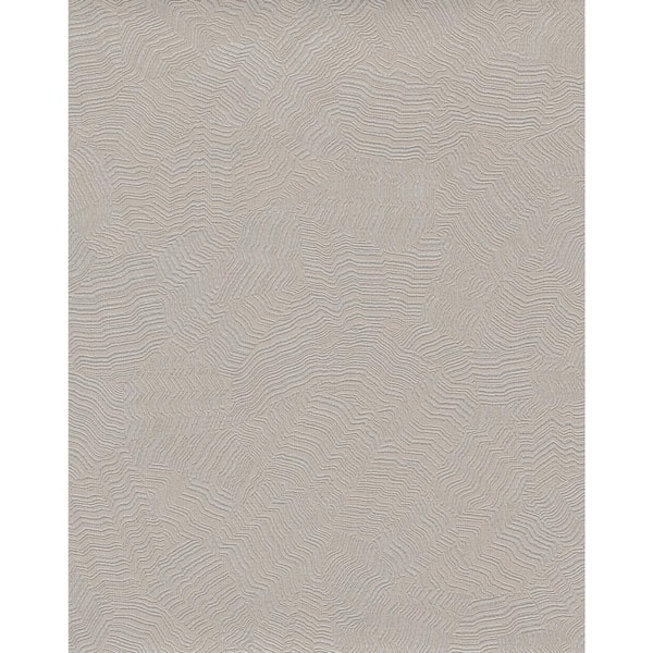 York Wallcoverings Beige Aura Vinyl Wallpaper Matte, 27 in. x 27 ft.
