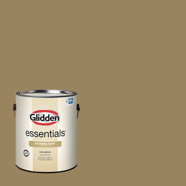 Glidden Essentials 1 gal. PPG1100-6 Twisted Tail Flat/Matte Exterior Paint