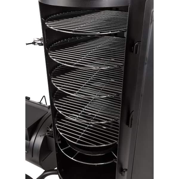 Dyna-Glo Signature Heavy-Duty Vertical Offset Charcoal Smoker and Grill in  Black DGSS1382VCS-D - The Home Depot