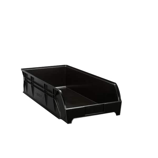 XL Stackable Garage Storage Bin (5 in. H x 11 in. W x 23 in. D)