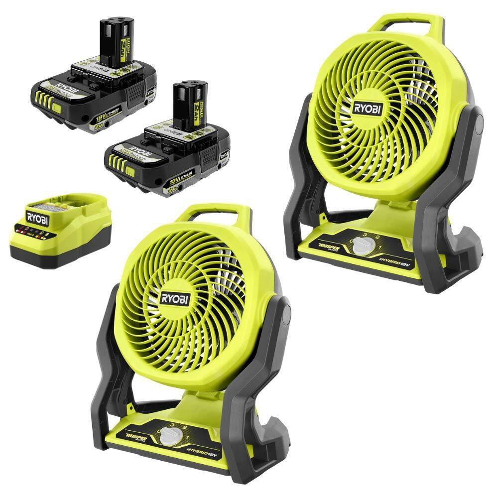 ONE+ 18V Cordless Hybrid 7.5 in. Fan Kit with (2) 2Ah Batteries, Charger, & FREE ONE+ 18V Cordless Hybrid 7-1/2 in. Fan price history on PriceWatchPro
