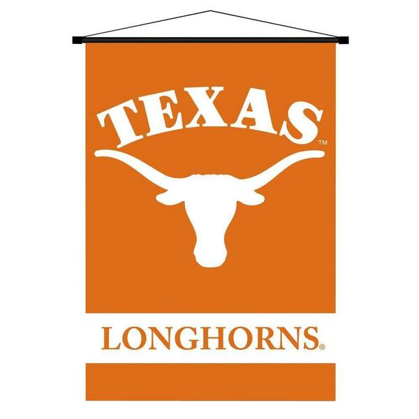 BSI Products NCAA Texas Longhorns Indoor 3 ft. 3 in. x 2 ft. 3 in. Banner Scroll