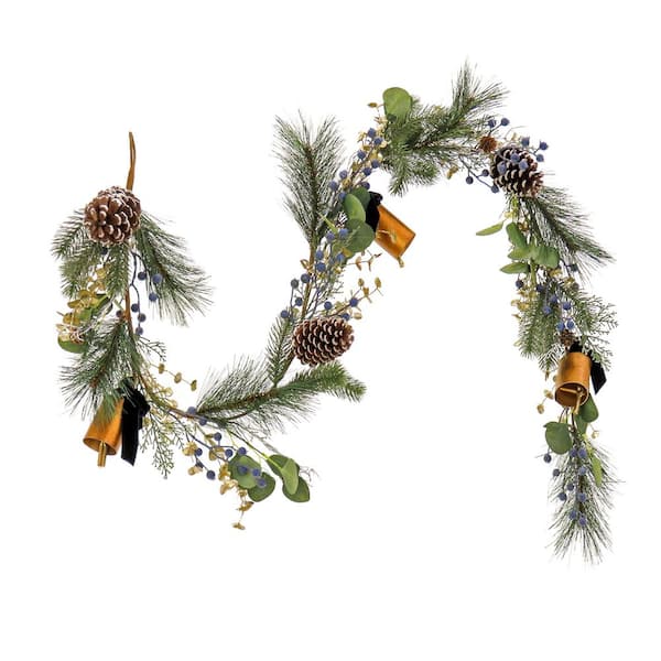 6 ft. HGTV Home Collection Swiss Chic Unlit Garland