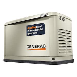 24,000 Watt - Dual Fuel Air- Cooled Whole House Home Standby Generator, Smart Home Monitoring