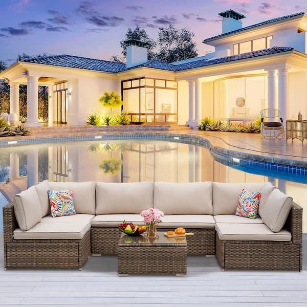 Comfortable best sale outdoor sectional