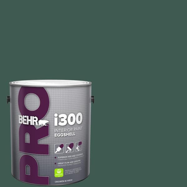 BEHR PRO 1 gal. #PPF-02 Patio Green Eggshell Interior Paint