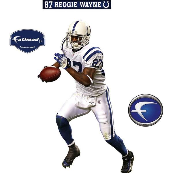 Fathead 21 in. x 32 in. Reggie Wayne Indianapolis Colts Wall Decal