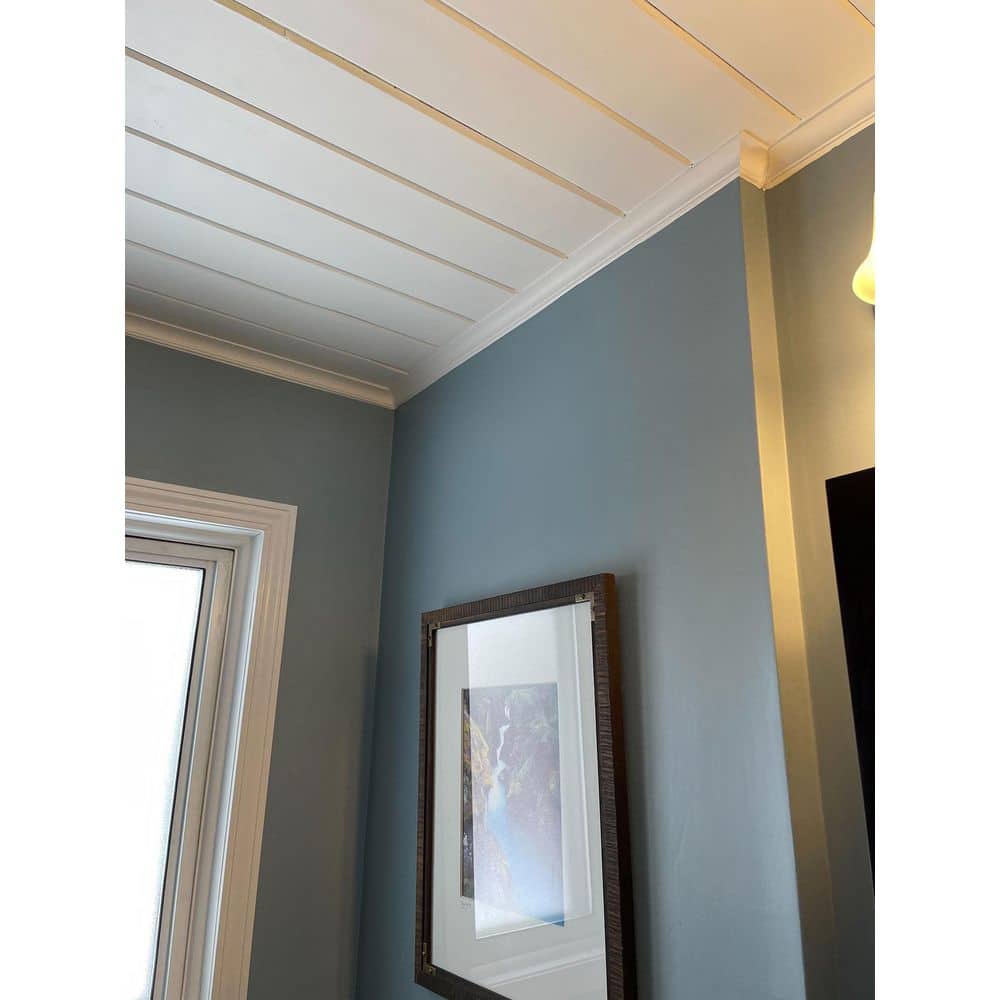Primed White Polystyrene Crown Moulding Set of 7