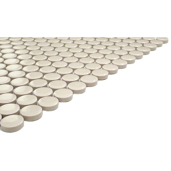 Bedrosians Le Cafe Black 11-in x 12-in Matte Porcelain Honeycomb Wall Tile (0.974-sq. ft/ Piece)