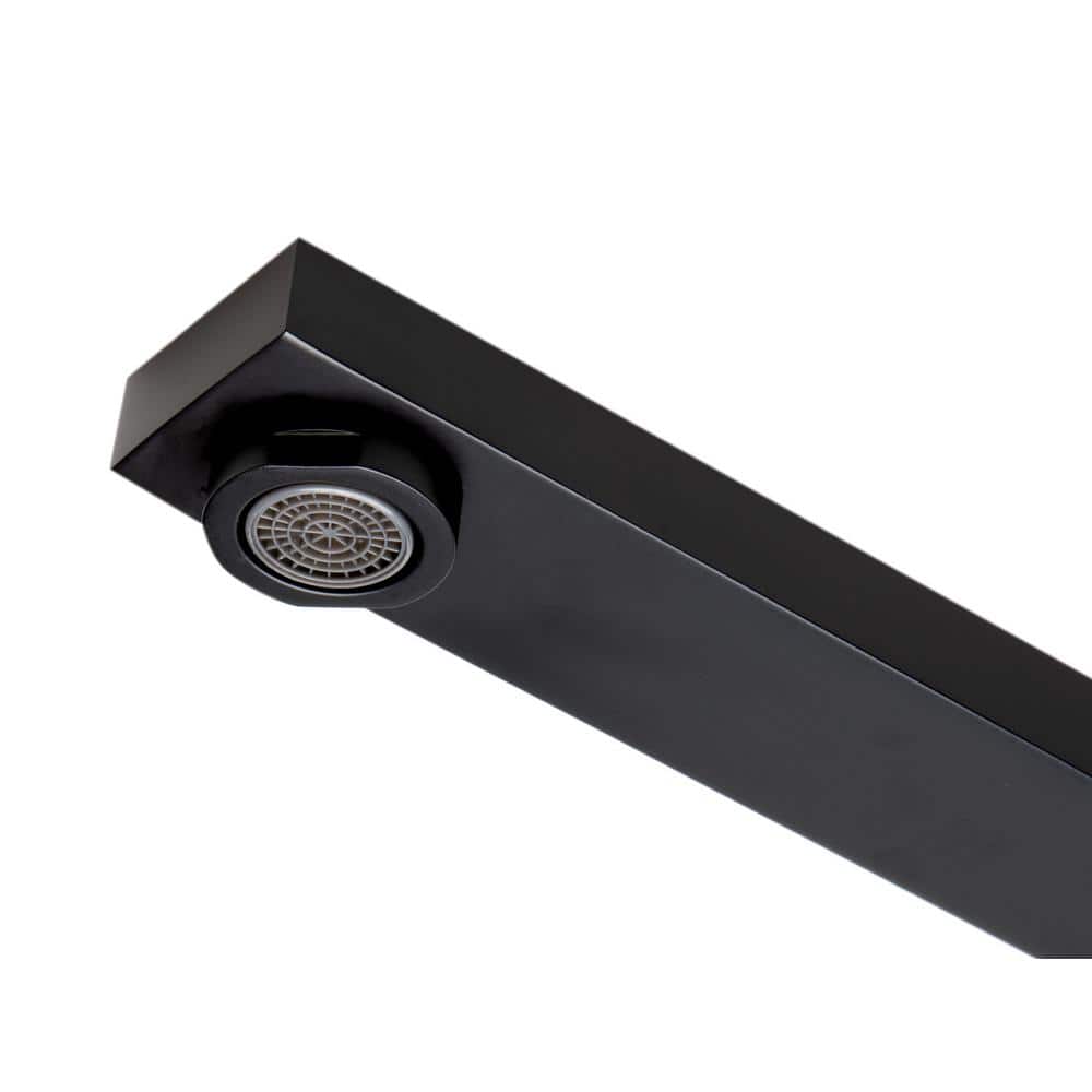 Black Matte Brass Wall Mounted Foldable Tub Spout