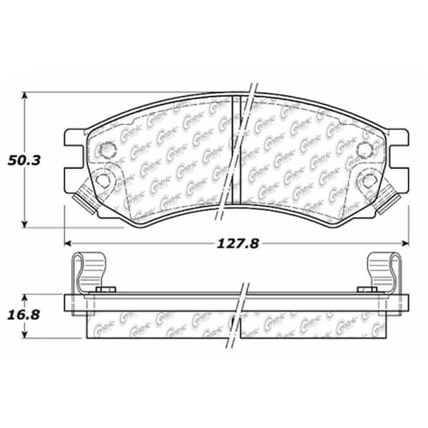 Centric Parts Disc Brake Pad Set