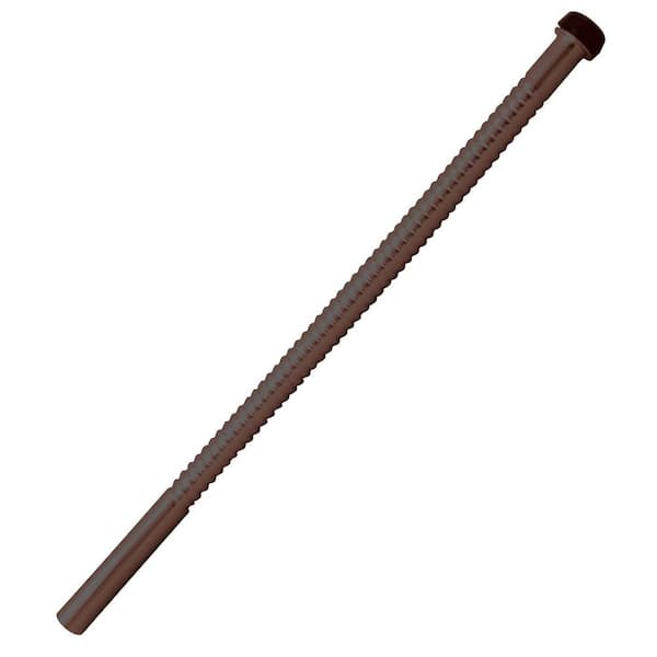 Westbrass 1/2 in. x 12 in. Corrugated Riser Supply LIne for Faucet and Toilet, Oil Rubbed Bronze